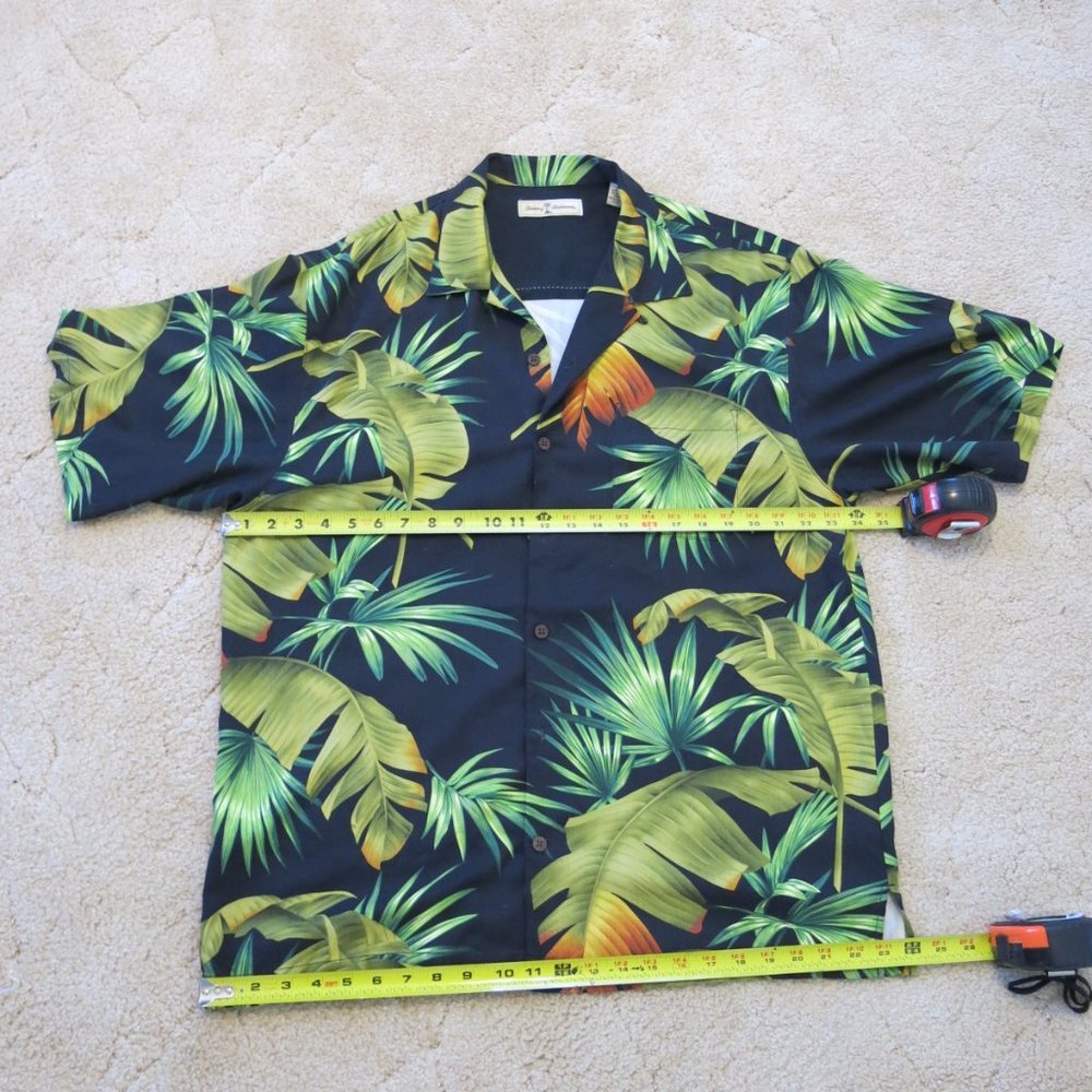Tommy Bahama Hawaiian Camp Shirt L Large